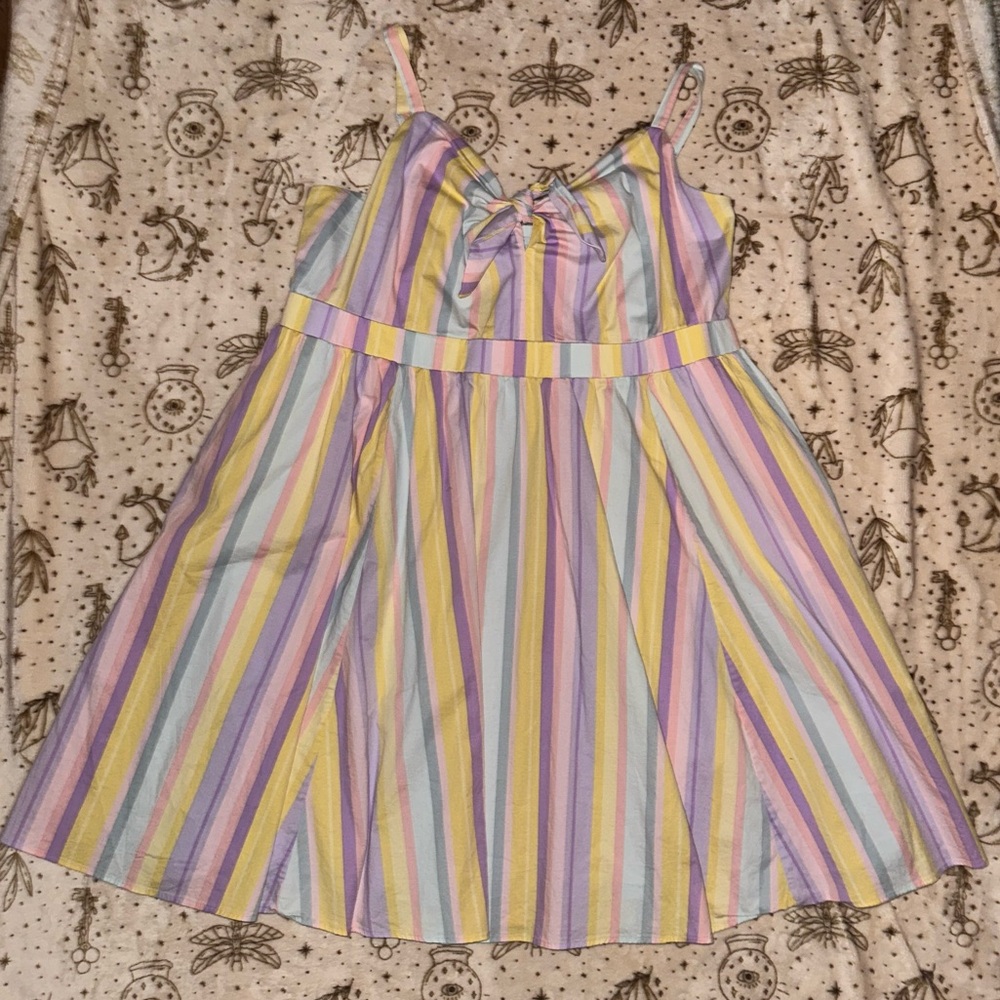 Colorful Striped Torrid Dress